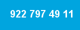 922 797 49 11